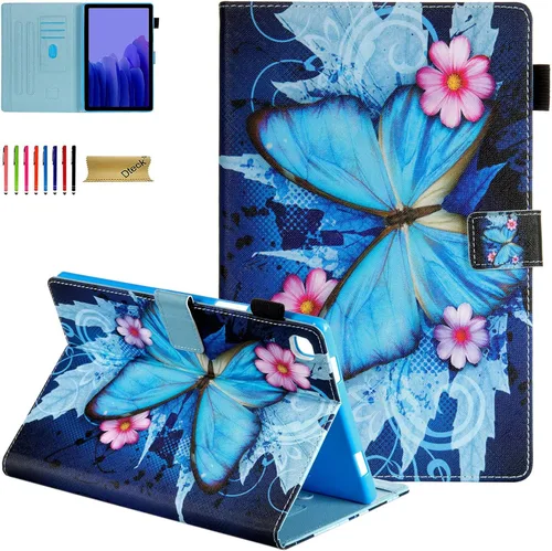 Miniatura 8 de Dteck Funda protectora de piel sintética con ranuras para tarjetas y función de soporte ajustable, para Samsung Galaxy Tab A7 de 10.4 pulgadas
