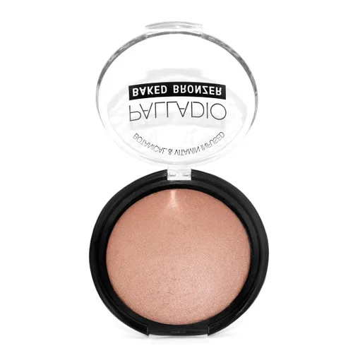 Miniatura 8 de Palladio Bronceador horneado, altamente pigmentado y fácil de mezclar, brillo bronceado brillante, uso seco o húmedo, dura todo el día, proporciona
