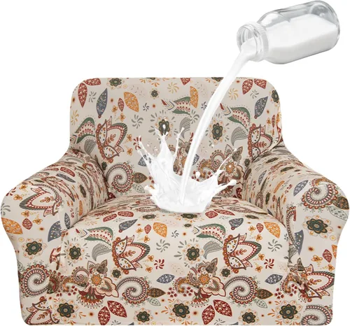Miniatura 25 de ALIECOM Fundas para Sillas 100% Impermeables, Funda para Sillón para Sala de Estar, Apta para Mascotas, Fundas para Sillones Lavables, Funda