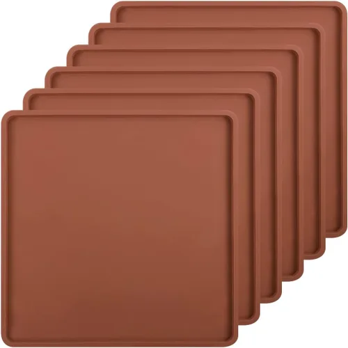 SFV Paquete de 6 bandejas deshidratadoras de silicona, hojas deshidratadoras flexibles y duraderas de 14 x 14 pulgadas para Excalibur,