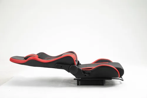 Miniatura 7 de Minneer Asiento de carreras de doble bloqueo, carga de 400 libras, ángulo ajustable, cómodo, transpirable, ergonómico, silla de juegos de vuelo
