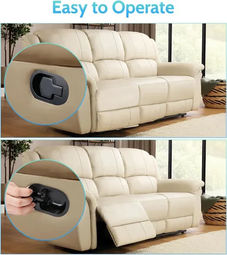 Miniatura 6 de Sopito Piezas de repuesto universales de metal para mango reclinable (4.4 x 2.7 pulgadas) con clips de retención, se adapta a silla elevadora, sofá
