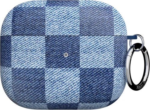 Miniatura 52 de Velvet Caviar Compatible with AirPods 3rd Generation Case with Keychain - Cute Protective Hard AirPod 3 Cases for Women - Blue Aquamarine Polka Dot
