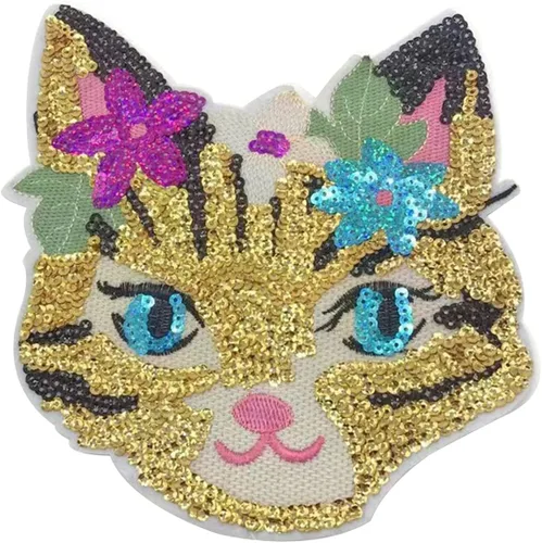 Miniatura 12 de Parche de mariposa de lentejuelas para coser, parches de lentejuelas bordados, parches de lentejuelas para ropa, camisetas, jeans, chaqueta, bolso