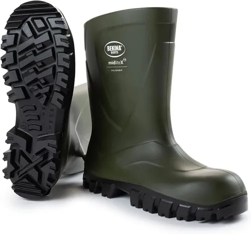 Miniatura 2 de Bekina MidliteX SolidGrip O4 Waterproof Wellington Boots for Men and Women - Lightweight Non Slip Insulated Work Boots with SRC Certified Traction