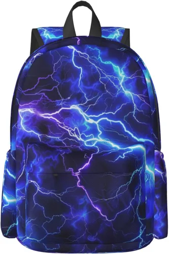 KiuLoam Mochila de gran capacidad de 17 pulgadas, color azul, morado, negro, para computadora portátil, mochila de hombro, mochila escolar informal