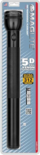 Miniatura 45 de MagLite, Linterna resistente incandescente de 2-células D en caja expositora