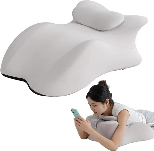 Miniatura 10 de SheRest Almohada de lectura ajustable para reposacabezas para adultos en cama – Cuña de apoyo de espalda de espuma viscoelástica para reflujo ácido