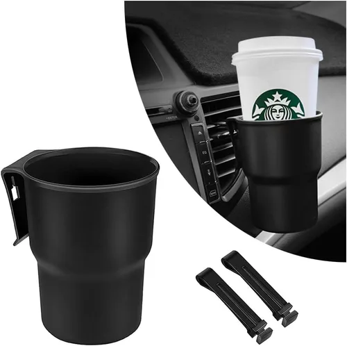 Portavasos Colgante para Parabrisas/Ventanas de Coche, Organizador Multifuncional de Portavasos para Coche/Cesto de Basura, Portavasos Universal