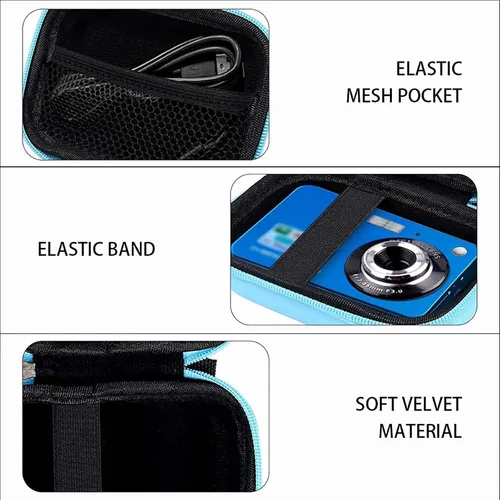 Miniatura 4 de Leayjeen Funda para Cámara Digital Compatible con AbergBest 21 Megapíxeles 2.7" LCD/Kodak Pixpro/Canon PowerShot ELPH 180/190/Sony DSCW800/DSCW830