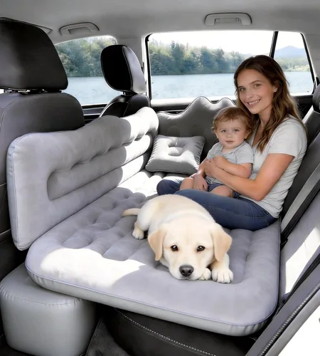Miniatura 23 de Umbrauto Truck Bed Air Mattress Inflatable Pickup Camping Airbed for 5.5-5.8ft Full Size Short Truck Bed Road Trip Sleeping Pad with Pump for