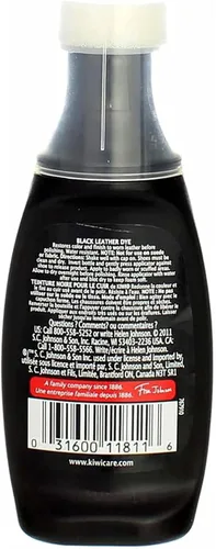 Miniatura 3 de KIWI Restaurador de tinte de cuero Para zapatos, botas, muebles, chaqueta, maletín y más Negro Incluye aplicador de esponja