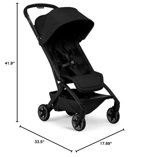 Miniatura 7 de Joolz Aer2 - Cochecito de viaje ligero para bebés y niños pequeños, cochecito plegable ultracompacto con una sola mano, asiento reclinable, toldo