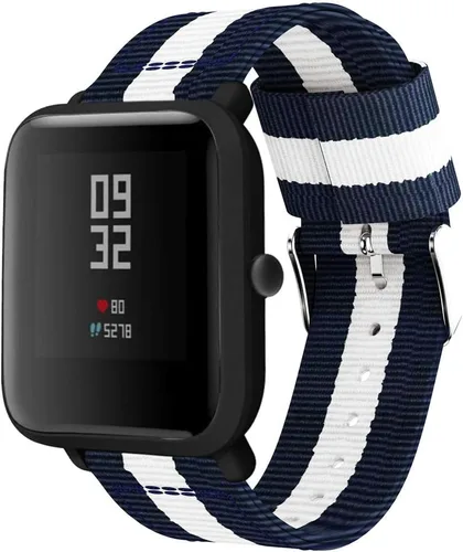 20MM Nylon Reemplazo Accesorio Reloj Banda Pulsera Pulsera para Huami Xiaomi Amazfit Bip Smart Watch