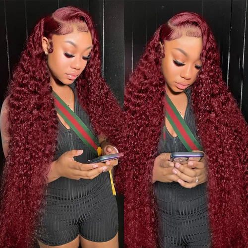 Miniatura 14 de Pelucas de encaje frontal de 13 x 4, transparentes HD, cabello humano prearrancado, línea capilar con abuelitos, densidad 200, ondas de agua