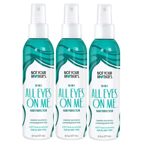 Not Your Mother's All Eyes On Me - Perfector de cabello 10 en 1 (paquete de 3) – 6 onzas líquidas – Protector térmico para el cabello – Spray