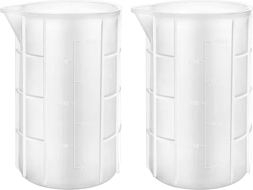 Miniatura 13 de Gartful Juego de 6 tazas medidoras de silicona de 250ml y 100ml, tazas de mezcla de silicona para epoxi, artes con resina, pegamento, moldes