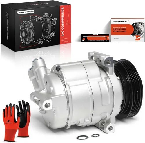 Miniatura 10 de A-Premium Compresor de A/C con embrague, compatible con Chevrolet Equinox 2010-2011, GMC Terrain 2010-2011 y 2015 (2.4L) con estilo SP17