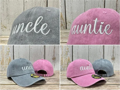 Miniatura 17 de Sombreros bordados para tío tía, abuelo, abuela, mamá, mini