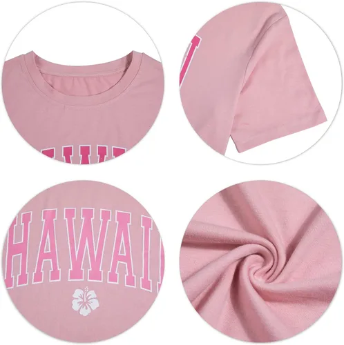 Miniatura 5 de Camisas hawaianas para mujer, camisa de flores, camisetas gráficas de gran tamaño, ropa tropical para vacaciones, camiseta de vacaciones de verano