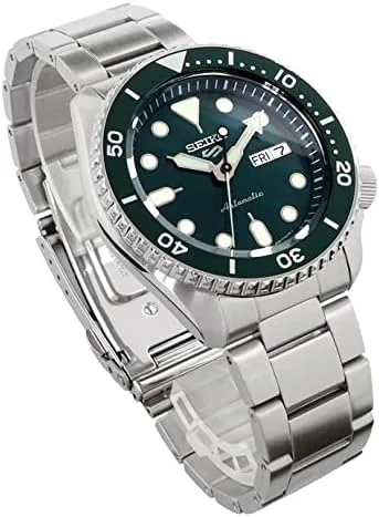 Miniatura 6 de Seiko 5 Sports Automatic SRPD61K1 Reloj de acero para hombre plateado Automático