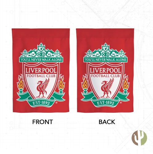 Miniatura 2 de Desert Cactus Liverpool FC LFC - Bandera de jardín – 19 x 12 pulgadas, bandera del Liverpool FC, para exhibición al aire libre y eventos