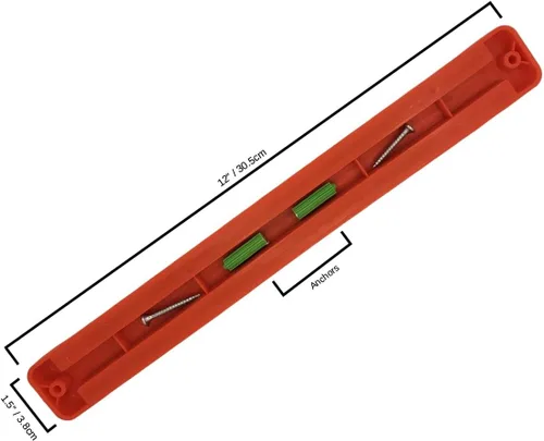 Barra magnética para cuchillos, maximiza el espacio con estante de cocina para pared, tira MagRack, elegante exhibición de cubiertos, almacenamiento
