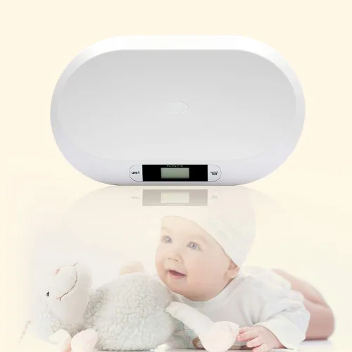Miniatura 7 de Báscula electrónica digital para bebés de 44.1 lbs/44 libras, medición de peso para bebé/bebé/mascota con precisión, precisión de 0.35 onzas