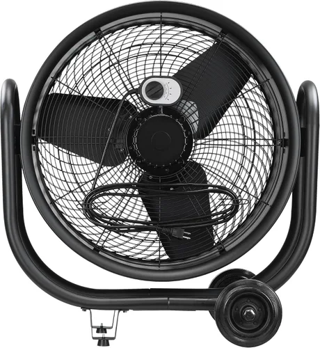 Miniatura 8 de CAT Ventiladores - Ventilador de tambor industrial de alta velocidad de 24 pulgadas de grado industrial (amarillo, 3 en 1): 6,500 CFM, 3