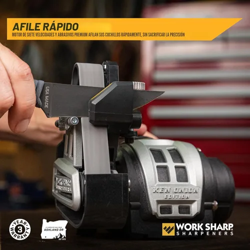 Miniatura 5 de Work Sharp Ken Onion Herramienta Afiladora de Cuchillos - Sistema de Afilado de Cuchillos Ajustable - Para Cuchillos, Tijeras, Hojas Dentadas