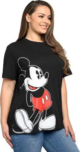 Miniatura 5 de Disney Camiseta para mujer de talla grande con estampado lateral de Mickey Mouse