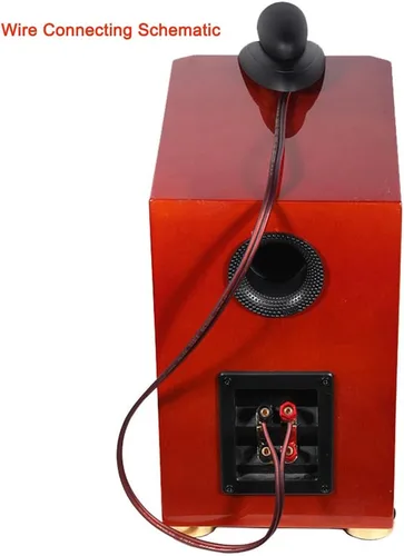 Miniatura 6 de Tweeter HiFi 4 ohmios 25-Core Altavoz de tono ultra alto DIY Tweeter externo agudos para cine en el hogar KTV Car (negro + plata)