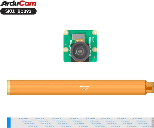 Miniatura 2 de Arducam Cámara ultra gran angular de 175 grados IMX219 de 8MP para Raspberry Pi, compatible con Pi 5, 4 Modelo B, 3/3B+ y Zero 2W