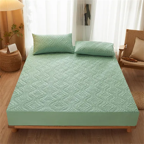 Miniatura 11 de Protector de colchón impermeable, transpirable, suave, para colchón de 6 a 18 pulgadas, funda de colchón lavable sin ruido para dormitorio, hotel