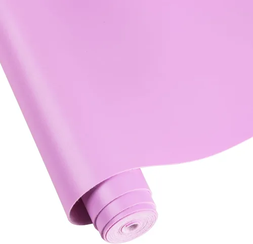 Miniatura 9 de Hojas de cuero sintético para manualidades, un rollo de superficie lisa, hojas de tela de cuero de 12 x 53 pulgadas (11.8 in x 53.1 in) pulgadas