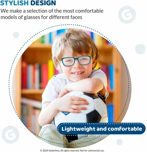 Miniatura 11 de Unbreakable Eyeglasses for Kids Flexible Glasses - Kids Prescription Sports Glasses 4-7 years