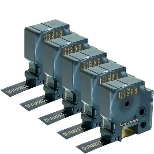 Miniatura 6 de Compatible Dymo D1 etiquetado Cinta estándar para Label Manager rotuladoras por etiqueta Orison, 3/4 inch (19 mm) X 23 pies (7 m)