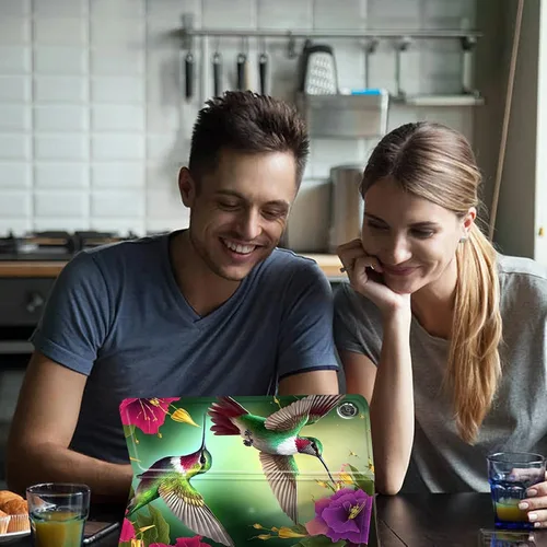 Miniatura 179 de Funda para tablet Fire 7 (12ª generación, versión 2022), delgada, a prueba de golpes, delgada, de piel sintética, con función de apagado/encendido