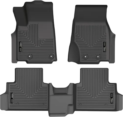 Miniatura 11 de Husky Liners Alfombrillas para piso Weatherbeater Se adapta a Jeep Grand Cherokee L 2021-2025 con asientos de segunda fila tipo butaca Tercera