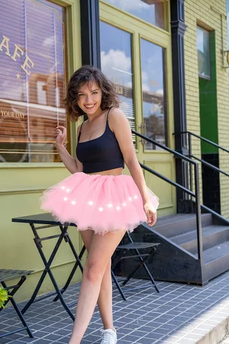 Miniatura 12 de Simplicity - Falda tipo tutú clásica de 5 capas para mujer