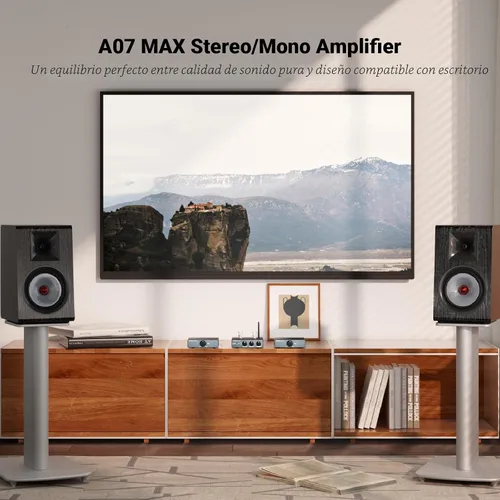 Miniatura 3 de AIYIMA A07 MAX Amplificador Estéreo de 2 Canales para Audio del Hogar 300W*2 TPA3255 Clase D Amplificador de Potencia/Amplificador Mono Enlazable