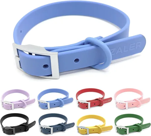 Miniatura 11 de ZALER Collar de perro impermeable, collares de perro ajustables a prueba de olores, fáciles de limpiar, collares suaves y cómodos para perros Verde
