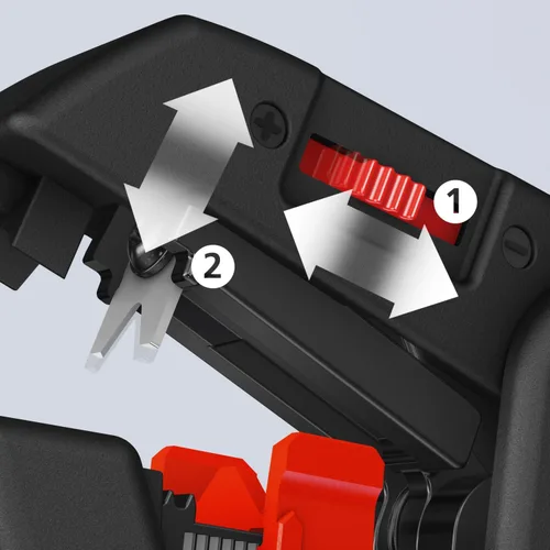 Miniatura 7 de Knipex pelacables automático 10-24 AWG, 7.25
