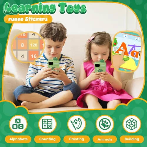 Miniatura 6 de Juguetes de teléfono inteligente para niños, juguetes de regalo de dinosaurios para niños de 3 a 9 años, regalos de Navidad, cumpleaños, mini