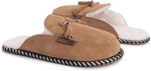 Miniatura 5 de MUK LUKS Pantuflas de cuero Cosette Mule para mujer