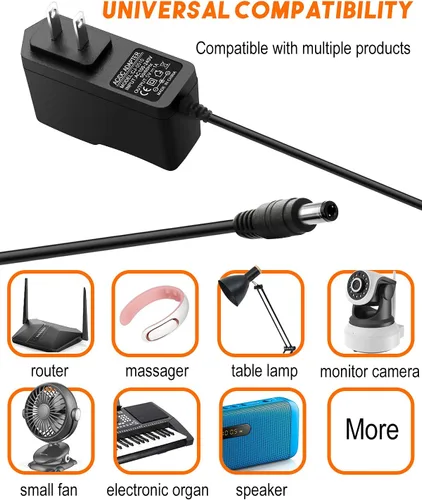 Miniatura 4 de Adaptador de fuente de alimentación de 5V 1A CA 100-240V a CC 5 voltios 1 Amp 0.8A 0.5A Transformador de CA/CC Cable de alimentación universal