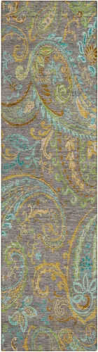 Miniatura 43 de Addison Rugs Chantille ACN533 - Alfombra negra de 8 x 10 pies, resistente a las manchas, lavable a máquina, no se desprende, para dormitorio, sala