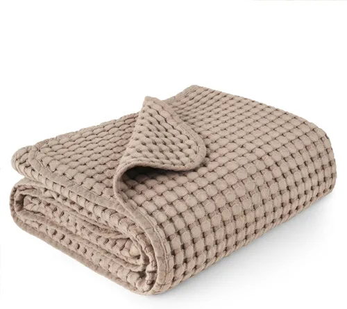 Miniatura 19 de Konssy Manta de Bebé de Gofre - Suave y Acogedora Manta de Arrullo para Guardería, Manta Ligera para Niños Pequeños para Niños y Niñas, Ideal