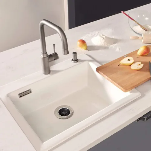 Miniatura 2 de Brida extendida de eliminación de basura, brida profunda para fregadero de cocina para trituradores que utilizan un montaje de 3 pernos, se ajusta