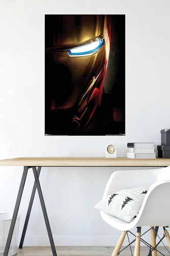 Miniatura 4 de Trends International Marvel Iron Man - Póster de pared de una hoja, 22.375 x 34 pulgadas, versión premium sin marco